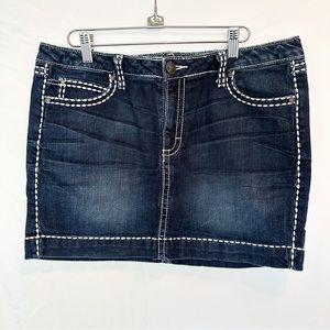 Vintage Rock wrangler mini‎ skirt.